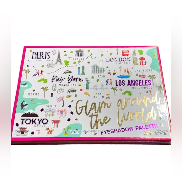 New BC Beauty Concepts Glam Around the World eyeshadow palette cruelty free - Picture 1 of 10